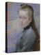 Portrait of the Artist's Daughter (Oil on Canvas)-Paul Albert Besnard-Premier Image Canvas