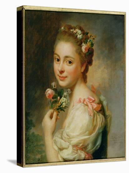 Portrait of the Artist's Wife, Marie Suzanne, 1763-Alexander Roslin-Premier Image Canvas