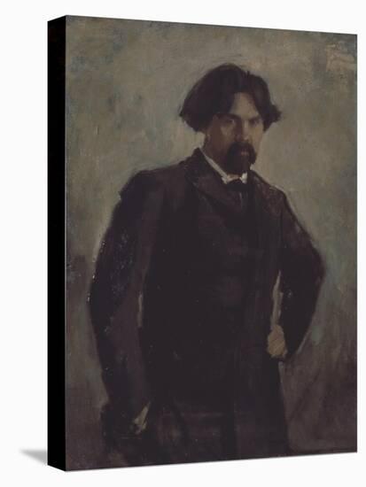 Portrait of the Artist Vasily Surikov (1848-191)-Valentin Alexandrovich Serov-Premier Image Canvas