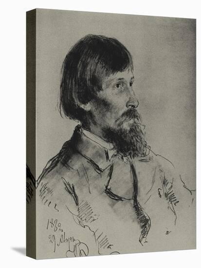 Portrait of the Artist Viktor Vasnetsov (1848-192)-Ilya Yefimovich Repin-Premier Image Canvas