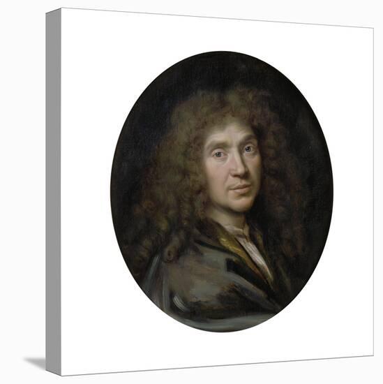 Portrait of the Author Moliére (1622-167), Ca 1658-Pierre Mignard-Premier Image Canvas