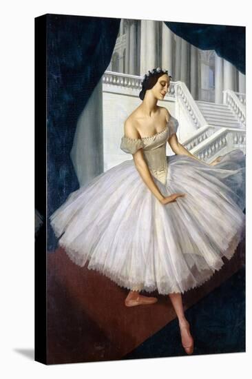 Portrait of the Ballerina Anna Pavlova (1881-193), 1924-Alexander Yevgenyevich Yakovlev-Premier Image Canvas