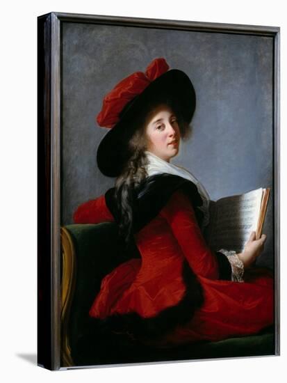 Portrait of the Baroness of Crussol, 1785 (Oil on Canvas)-Elisabeth Louise Vigee-LeBrun-Premier Image Canvas