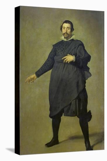 Portrait of the Buffoon Pablo De Valladolid, 1632/34-Diego Velazquez-Premier Image Canvas