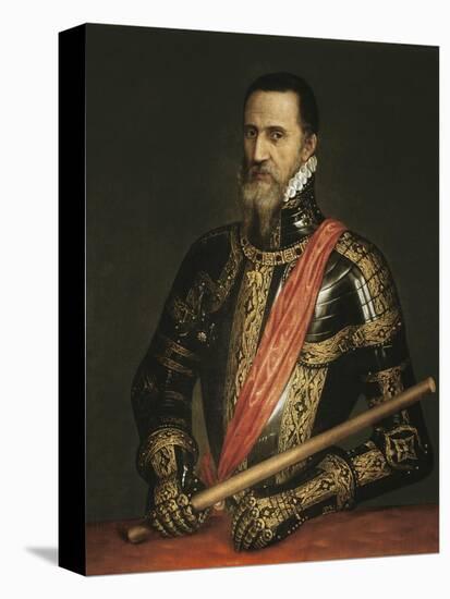 Portrait of the Duke of Alva-Titian (Tiziano Vecelli)-Stretched Canvas
