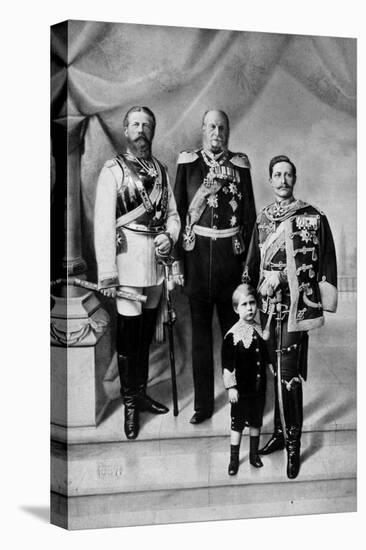 Portrait of the Last Three German Emperors-null-Premier Image Canvas