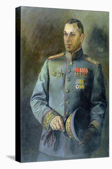 Portrait of the Marshal of the Soviet Union and Poland, Konstantin Rokossovsky-Vassily Nikolayevich Yakovlev-Premier Image Canvas