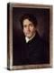 Portrait of the Painter Louis Riesener (1808-1878) Painting by Eugene Delacroix (1798-1863) 1835 Su-Ferdinand Victor Eugene Delacroix-Premier Image Canvas