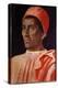 Portrait of the Priest Carlo Di Cosimo De'medici, 1466 (Tempera on Wood)-Andrea Mantegna-Premier Image Canvas