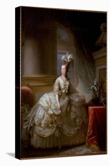 Portrait of the Queen of France Marie Antoinette, 18Th Century (Oil on Canvas)-Elisabeth Louise Vigee-LeBrun-Premier Image Canvas