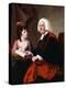 Portrait of the Rev.Thoms Wilson D.D. and His Adopted Daughter, Miss Catherine Macauley-Joseph Wright-Premier Image Canvas