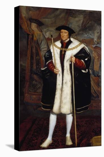 Portrait of Thomas Howard, Third Duke of Norfolk, Wearing the Order Collar of the Garter-Hans Holbein the Younger-Premier Image Canvas