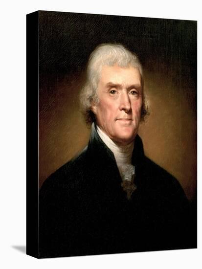 Portrait of Thomas Jefferson, 1853-Rembrandt Peale-Premier Image Canvas