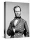 Portrait of Union General William Tecumseh Sherman in his Federal Army uniform.-Vernon Lewis Gallery-Premier Image Canvas