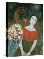 Portrait of Vava-Marc Chagall-Stretched Canvas