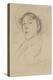 Portrait of Vernon Lee, 1889 (Graphite on Pale Buff Paper)-John Singer Sargent-Premier Image Canvas