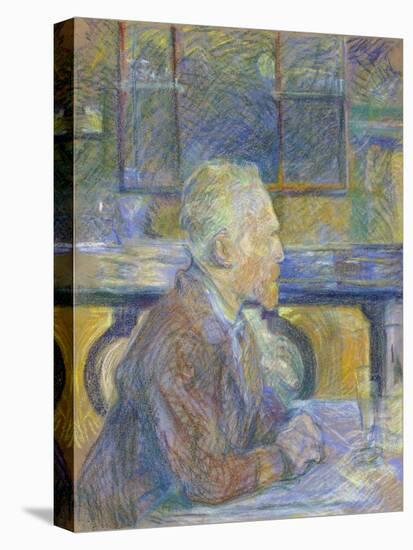 Portrait of Vincent Van Gogh (1853-1890) Par Toulouse-Lautrec, Henri, De (1864-1901), 1887 - Pastel-Vincent van Gogh-Premier Image Canvas