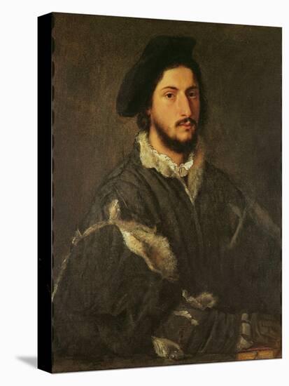 Portrait of Vincenzo Mosti, C.1520 (Oil on Canvas)-Titian (c 1488-1576)-Premier Image Canvas