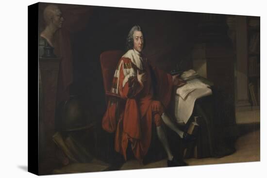 Portrait of William Pitt, Earl of Chatham, 1772 (Oil on Canvas)-Richard Brompton-Premier Image Canvas