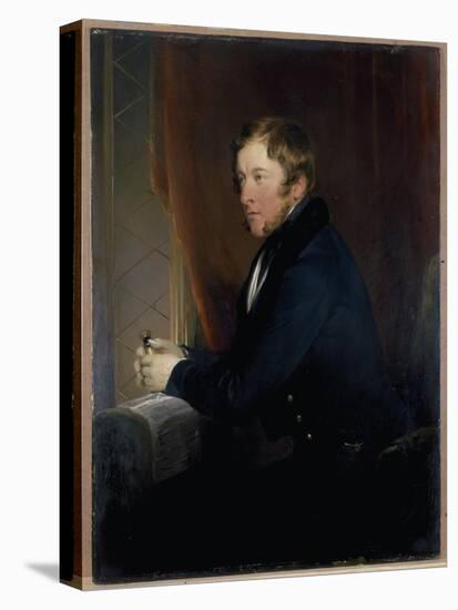 Portrait of William Spencer Cavendish, 6th Duke of Devonshire, 1831-32-Edwin Henry Landseer-Premier Image Canvas