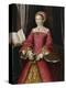 Portrait Print after Elizabeth Tudor-Hans Holbein the Younger-Premier Image Canvas