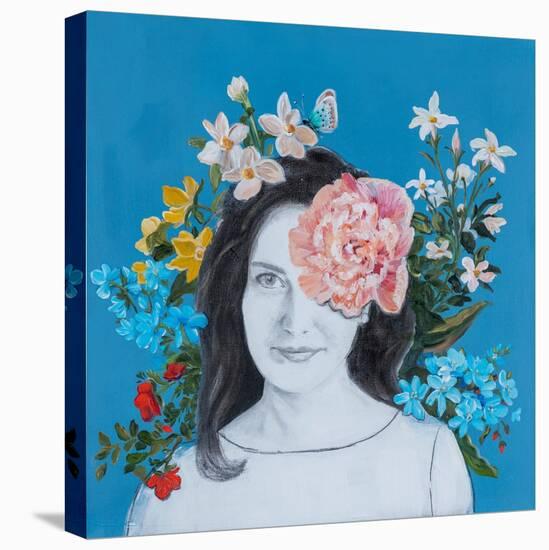 Portraits in Bloom III-Sandra Iafrate-Stretched Canvas
