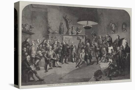 Portraits of All the First Royal Academicians-Johann Zoffany-Premier Image Canvas