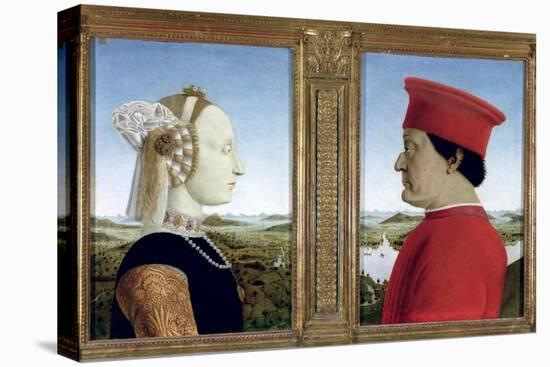 Portraits of Duke Federico Da Montefeltro-Piero della Francesca-Premier Image Canvas