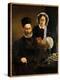 Portraits of Monsieur and Madame Auguste Manet, Parents of the Artist Painting by Edouard Manet (18-Edouard Manet-Premier Image Canvas