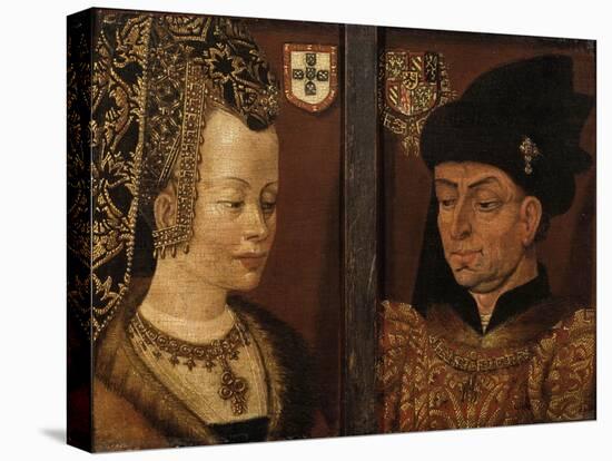 Portraits of Philip the Good and Isabella of Portugal, 16th Century-null-Premier Image Canvas