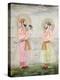 Portraits of Prince Dara Shikoh and Prince Sulaiman Shikoh Nimbate, C.1665 (Gouache on Parchment)-null-Premier Image Canvas