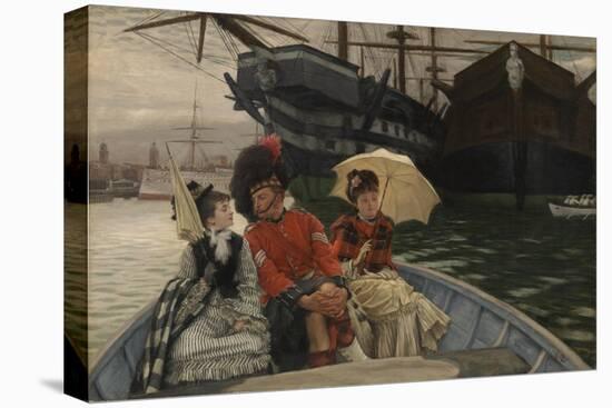 Portsmouth Dockyard-James Tissot-Premier Image Canvas