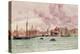 Portsmouth Harbour, 1884-John Brett-Premier Image Canvas