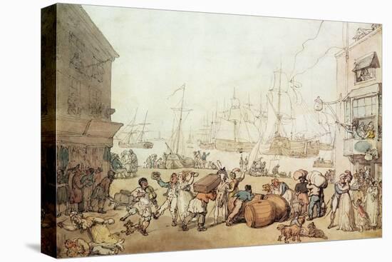 Portsmouth Point, 1811-Thomas Rowlandson-Premier Image Canvas