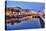 Portugal, Aveiro, Moliceiro Boats Along the Main Canal of Aveiro-Terry Eggers-Premier Image Canvas