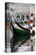 Portugal, Aveiro, Moliceiro Boats Along the Main Canal of Aveiro-Terry Eggers-Premier Image Canvas