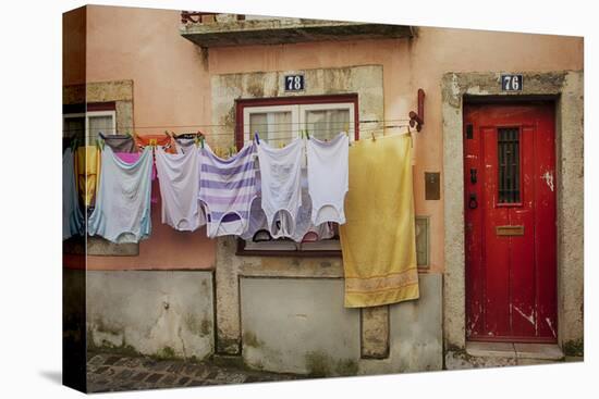 Portugal, Lisbon, Colorful Alfama Neighborhood-Terry Eggers-Premier Image Canvas