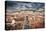 Portugal, Lisbon, Rooftop View of Baixa District with Sao Jorge Castle and Alfama District Beyond-Alan Copson-Premier Image Canvas