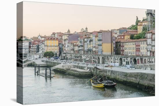 Portugal, Porto, Douro Waterfront at Dawn-Rob Tilley-Premier Image Canvas