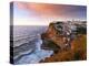 Portugal, Sintra, Azehas Do Mar, Overview of Town at Dusk-Shaun Egan-Premier Image Canvas