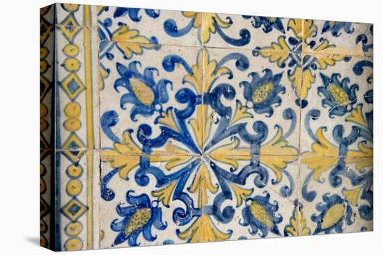 Portuguese Tiles, Jesuit Cathedral Basilica, Salvador, Bahia, Brazil,-Cindy Miller Hopkins-Premier Image Canvas