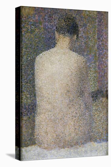 Poseuse de dos-Georges Seurat-Premier Image Canvas