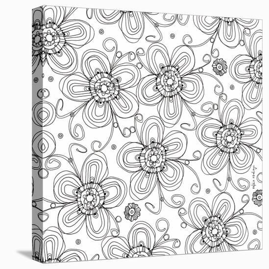 Posie Pattern-Robbin Rawlings-Stretched Canvas