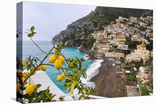 Positano Spring Scenic Vista, Amalfi Coast, Italy-George Oze-Premier Image Canvas