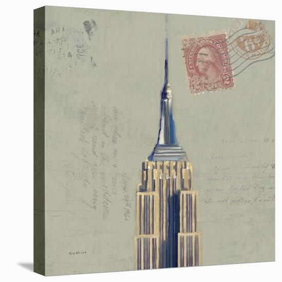 Postage Skyscraper II-Rick Novak-Stretched Canvas