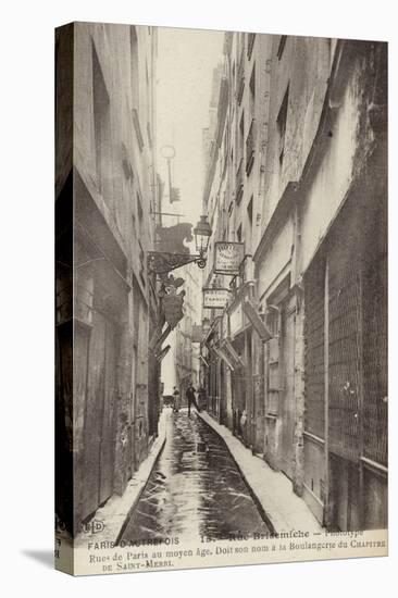 Postcard Depicting Old Paris-null-Premier Image Canvas