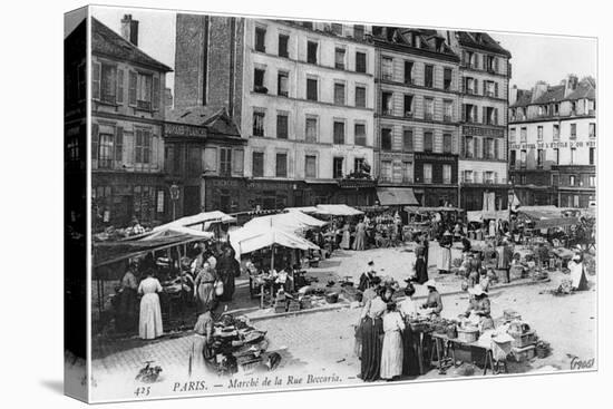 Postcard Depicting Place D'Aligre and Marche Lenoir, Rue Beccaria, Paris, 1906-null-Premier Image Canvas