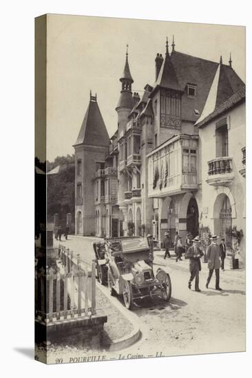 Postcard Depicting the Casino in Pourville-null-Premier Image Canvas