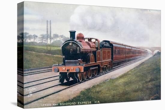 Postcard Showing the Leeds and Bradford Express of the Midland Railway-null-Premier Image Canvas