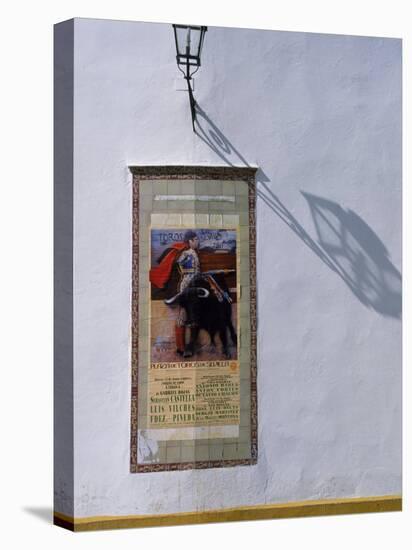 Poster Adveritising a Bull Fight on the Exterior of the Bull Ring, Plaza De Torres De La Maestranza-Ian Aitken-Premier Image Canvas